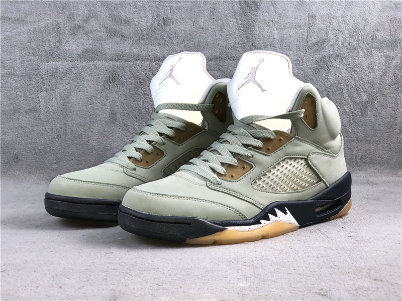 2021 Air Jordan 5 Jade Horizon Green Shoes